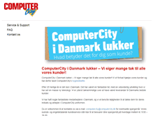 Tablet Screenshot of computercity.dk